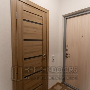 Дверь DUPLEX  (Дуб золотой,стекло Мателюкс)